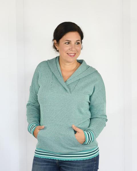 Nähbeispiel Oversize Hoodie lillesol women No. 58